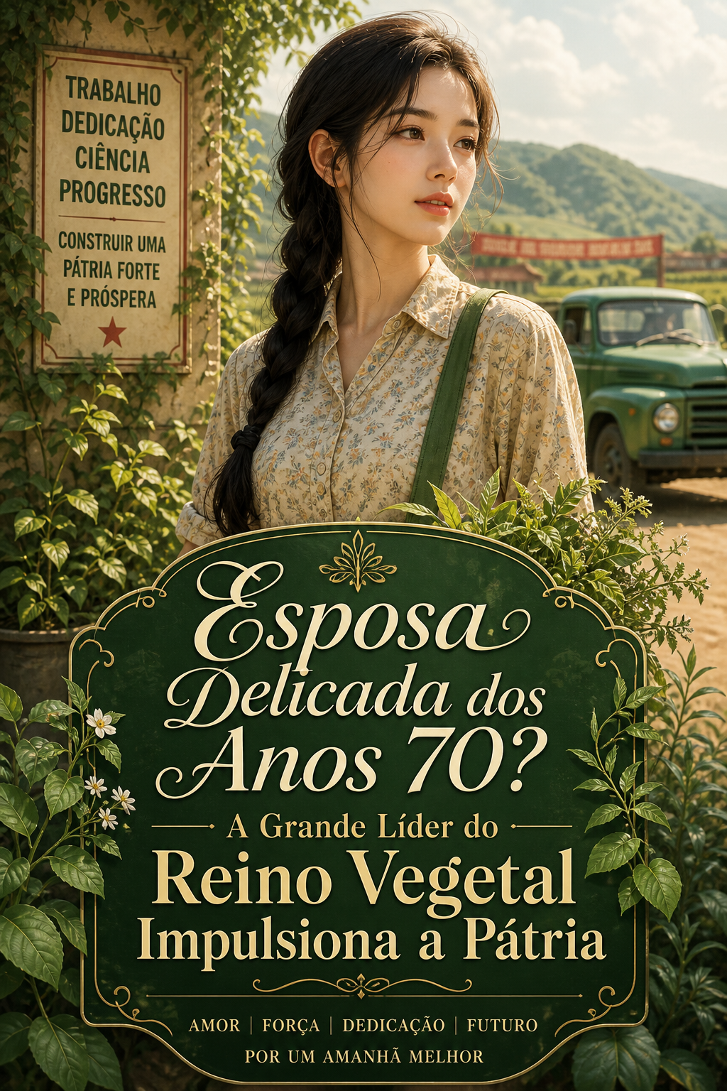 Esposa Delicada dos Anos 70? A Grande Líder do Reino Vegetal Impulsiona a Pátria
